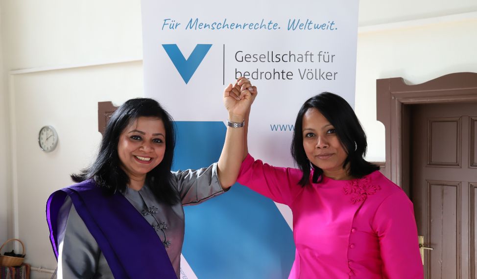 Rohingya Ambia Perveen und Anita Schug_Foto_Johanna Fischoter GfbV
