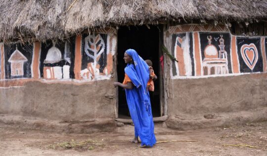 Die Oromo errichten große Lehmhäuser mit runden, nach oben spitz zulaufenden Dächern. Sie sind traditionell mit Stroh gedeckt. © Rod Waddington / Flickr CC BY-SA 2.0
