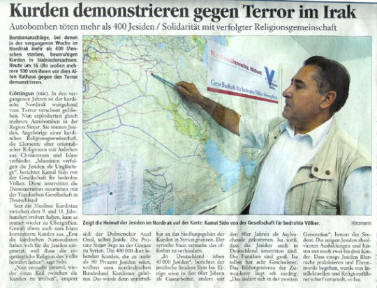 Achtung: Heute Kundgebung in Göttingen