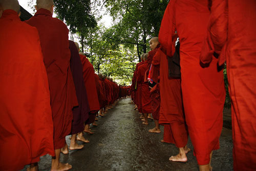 Burma: Massenprotest buddhistischer Mönche nun auch in Christen-Gebieten