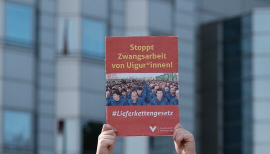 Lieferketten bringen Produkte aus uigurischer Zwangsarbeit auch zu uns