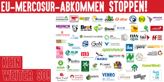 Zeit zum Umdenken – EU-Mercosur Abkommen stoppen