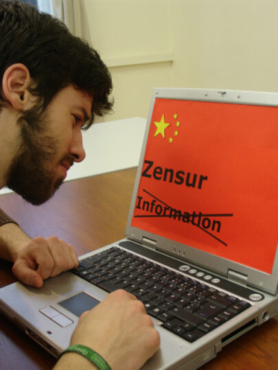 Defekter Laptop als Gastgeschenk: Protest gegen Chinas Internetzensur!