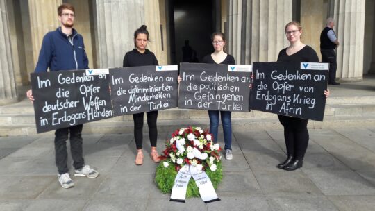 Protest zum Erdogan-Besuch in Deutschland