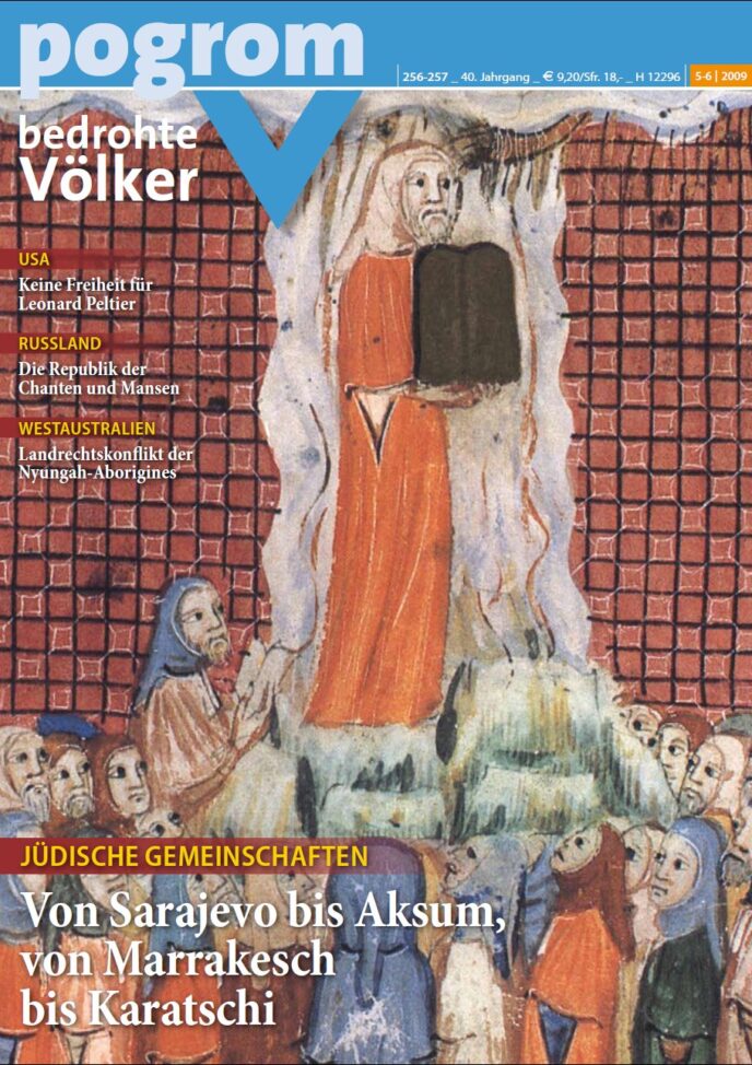 256/257 bedrohte Völker-Pogrom – Jüdische Gemeinschaften. Von Sarajevo bis Aksum, von Marrakesch bis Karatschi