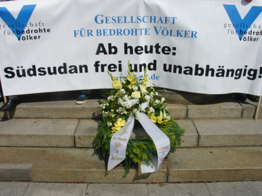Ab heute: Südsudan frei und unabhängig – Die GfbV gedenkt der 4 Millionen Opfer