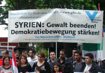 Keine Waffen an die Kriegsparteien in Syrien! – Demokratiebewegung und Minderheiten stärken!