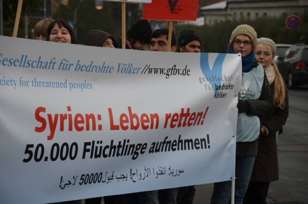 Leben retten! 50.000 Flüchtlinge aus Syrien aufnehmen!