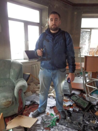 Brandanschlag auf tschetschenisches Menschenrechtsbüro in Grosny