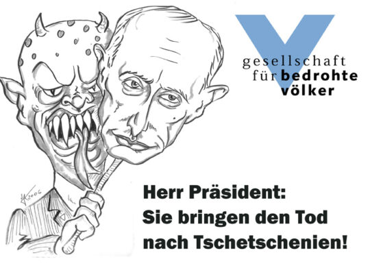 „Herr Präsident, Sie bringen den Tod nach Tschetschenien!“