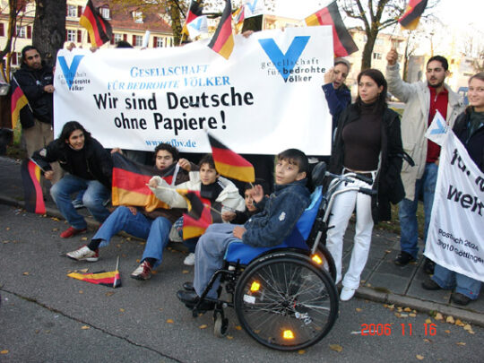 „We are Germans without papers!“