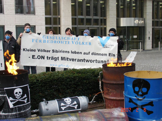 „Kleine Völker Sibiriens leben auf dünnem Eis: E.ON trägt Mitverantwortung“
