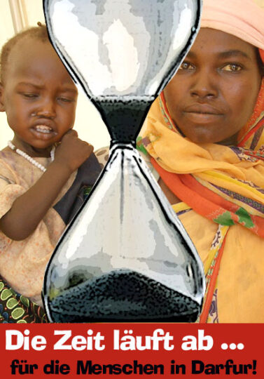 Time is running out for the people in West Sudan – Europe must act: Save Darfur!