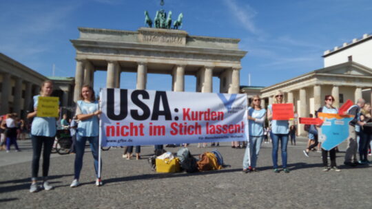 Menschenrechtler fordern Unterstützung der Kurden in Nordsyrien