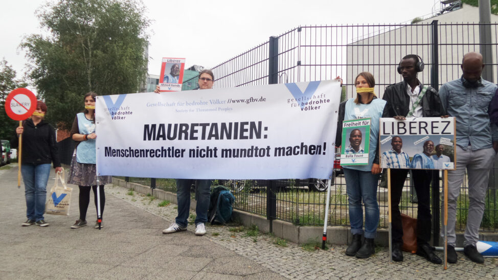 Mauretanien: Aktion in Berlin für die sofortige Freilassung von Sklavereikritikern