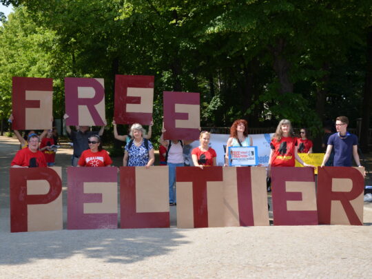 Menschenrechtsaktionen für den indianischen Bürgerrechtler Peltier (24. und 25.04.)