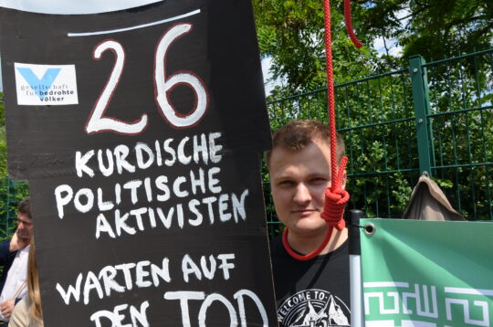 Einladung zur Menschenrechtsaktion: Freiheit für Sadiq Kabudvand und alle politischen Gefangenen im Iran!