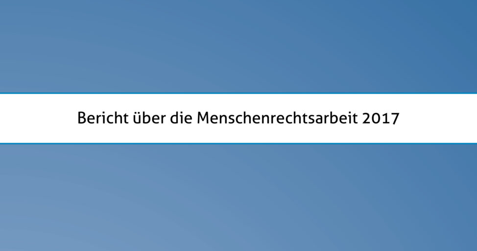 GfbV-Jahresbericht 2017