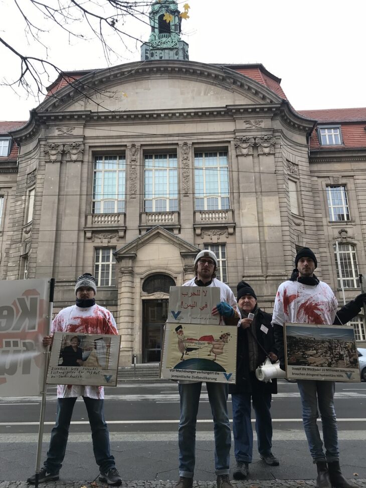GfbV in Aktion: Keine Waffen an Saudi-Arabien