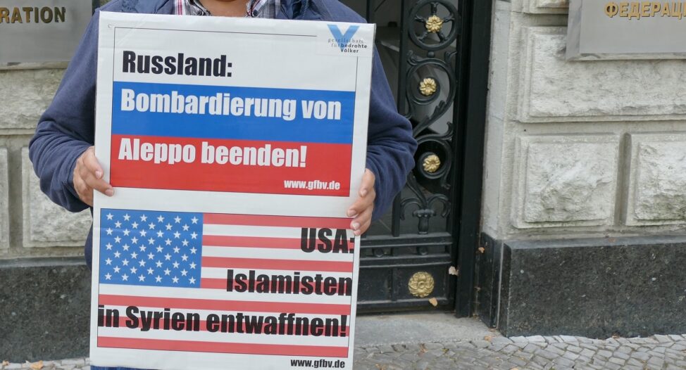 GfbV-Nahostreferent Kamal Sido zur Lage in Aleppo