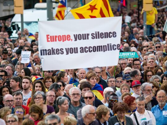 Europäische Union versagt im Katalonien-Konflikt