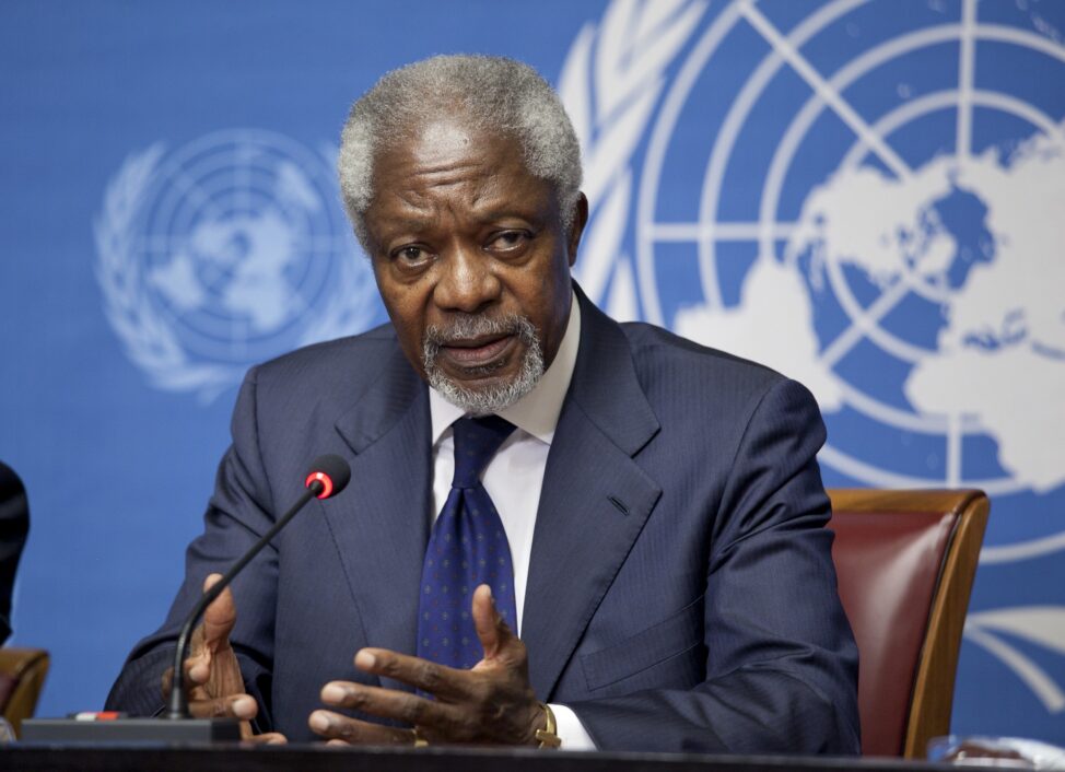 Tod von Kofi Annan – Bedeutende Stimme für die Demokratisierung Afrikas