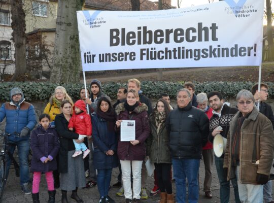 Aktion am Gedenktag für die Opfer von Flucht und Vertreibung