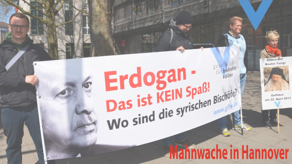 Mahnwache: „Erdogan, das ist kein Spaß!“