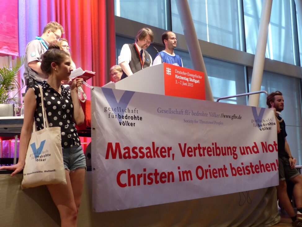 Aufruf an alle friedliebenden Religionen: Verfolgten religiösen Minderheiten im Nahen Osten aktiver beistehen!