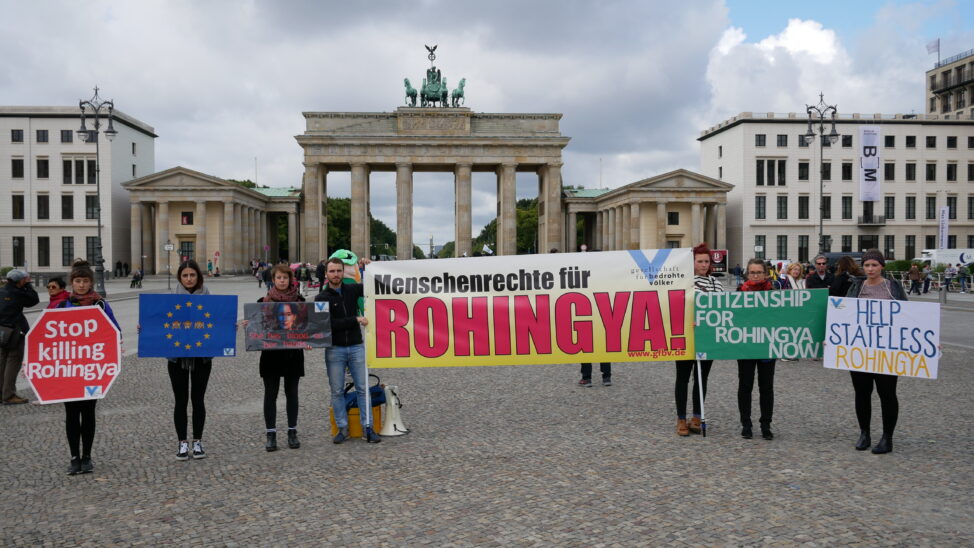 Einsatz für die Rohingya