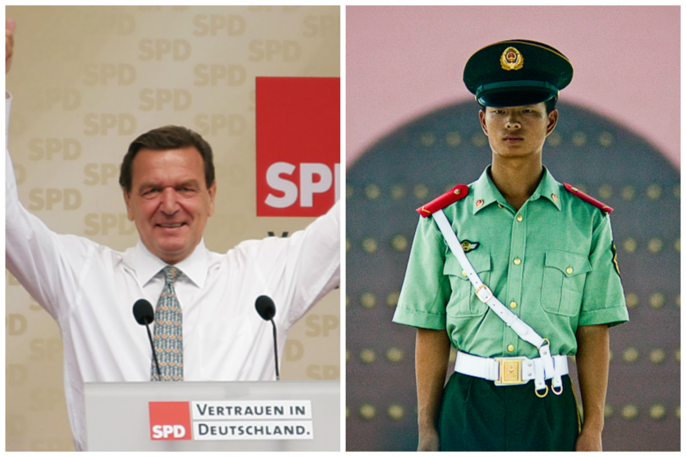 TERMIN: Protestaktion gegen China-Reise von Gerhard Schröder