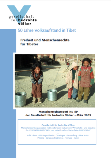 Menschenrechtsreport Nr. 59: 50 Jahre Volksaufstand in Tibet
