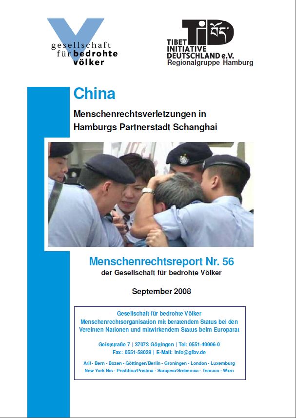 Verletzungen der Menschenrechte in Hamburgs Partnerstadt Schanghai