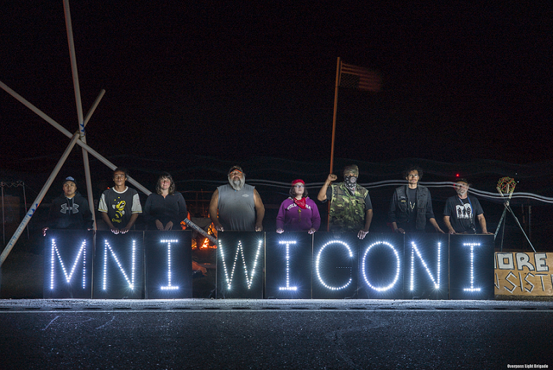 Die Water Protectors von Standing Rock