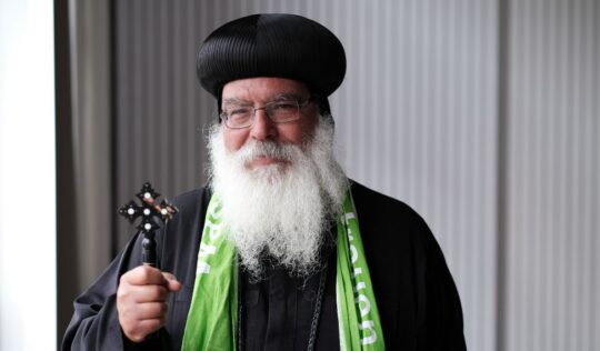 Der Generalbischof der Kopt*innen in Deutschland, Anba Damian. Foto: Hanno Schedler/GfbV