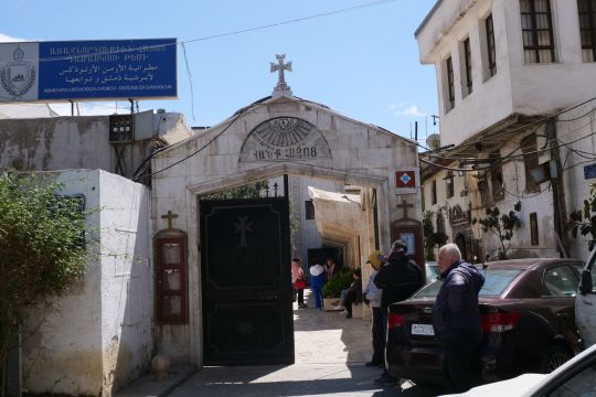 Die armenisch-orthodoxe Kirche in Damaskus - viele Armenier haben Syrien längst verlassen. Foto: Kamal Sido/GfbV